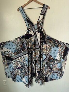 Topshop Patchwork Paisley Scarf Dress